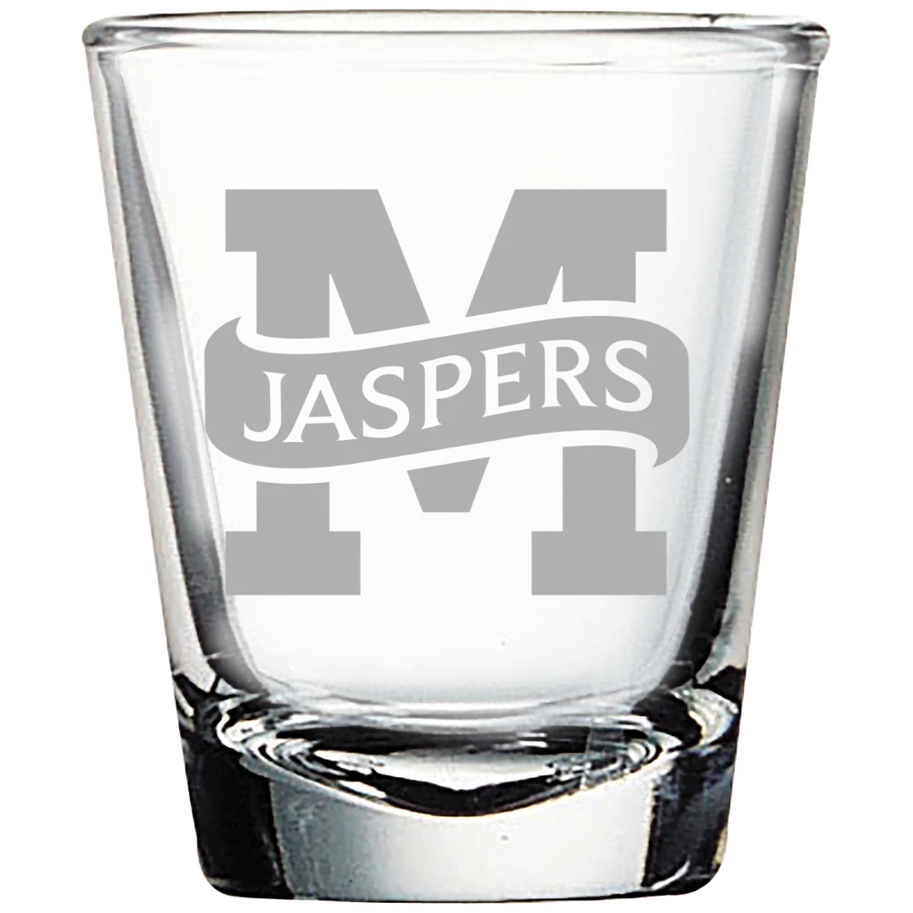 Manhattan University Polar Camel 1.7 oz. Shot Glass