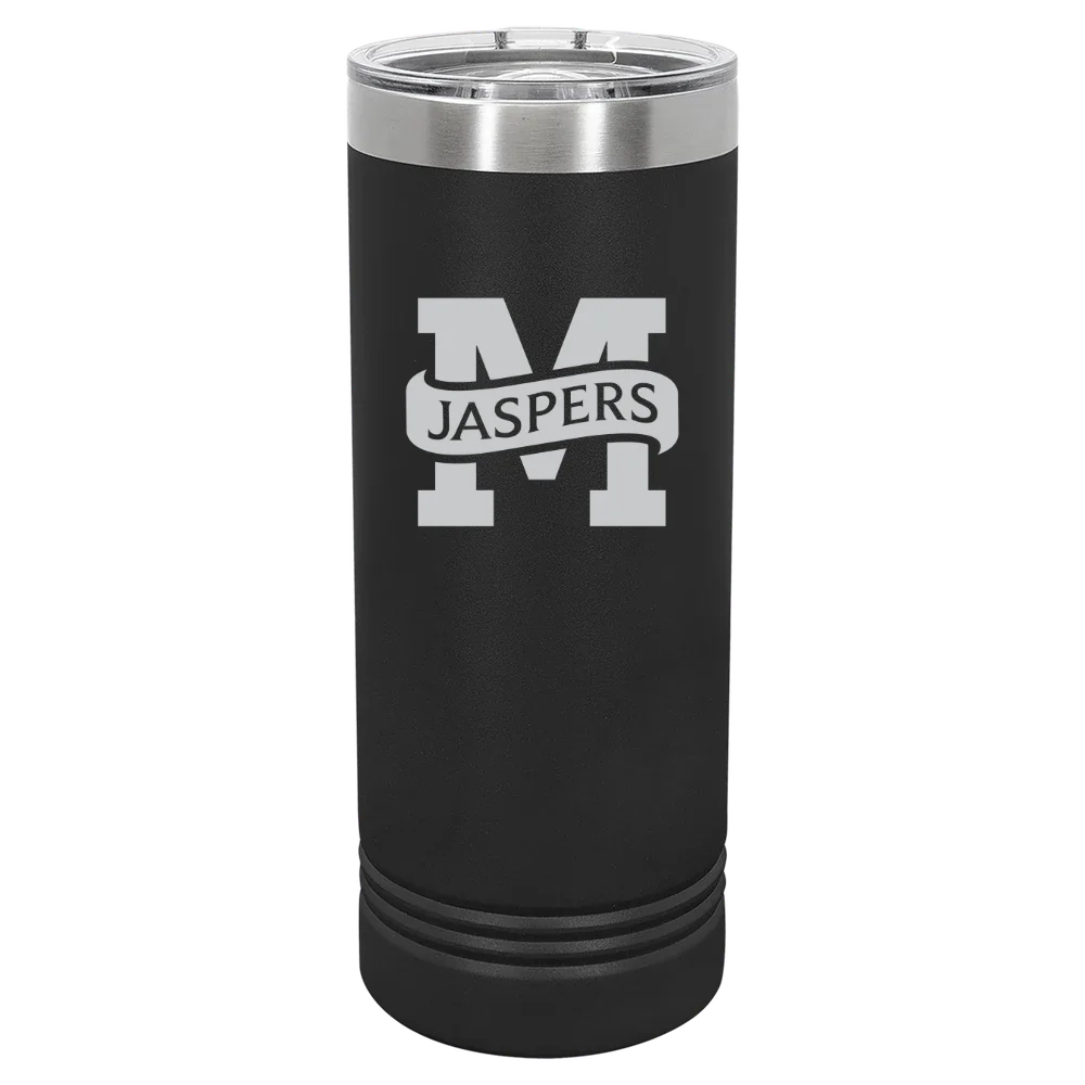 Manhattan University Polar Camel 22 oz. Skinny Tumbler with Slider Lid
