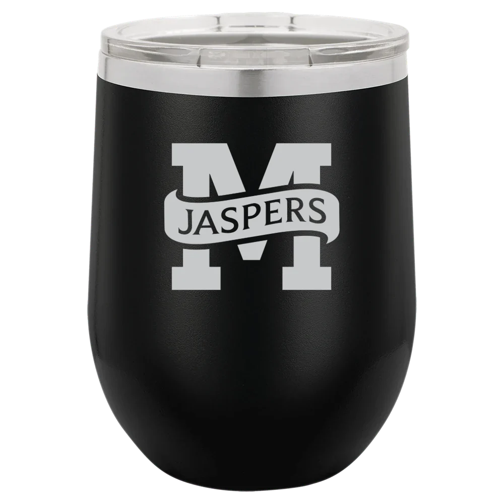 Manhattan University Polar Camel 12 oz. Stemless Wine Tumbler