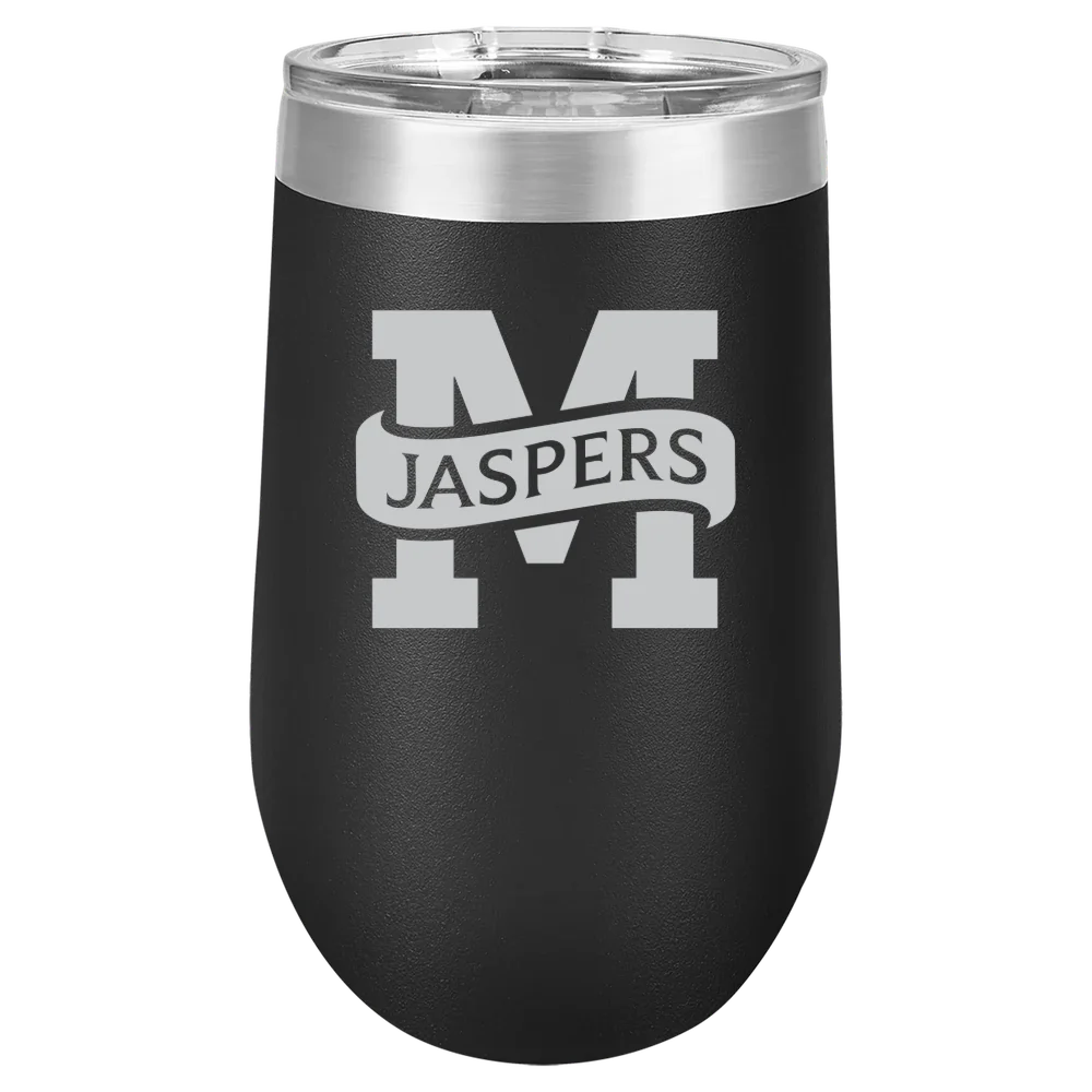 Manhattan University Polar Camel 16 oz. Stemless Wine Tumbler