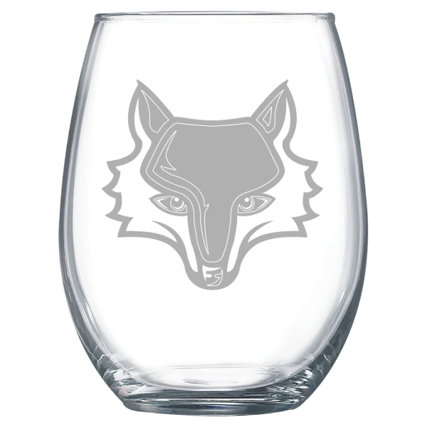 Marist University Polar Camel 15 oz. Stemless Wine Glass