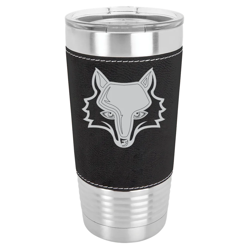 Marist University Polar Camel 20 oz. Leatherette Grip Tumbler with Standard Lid