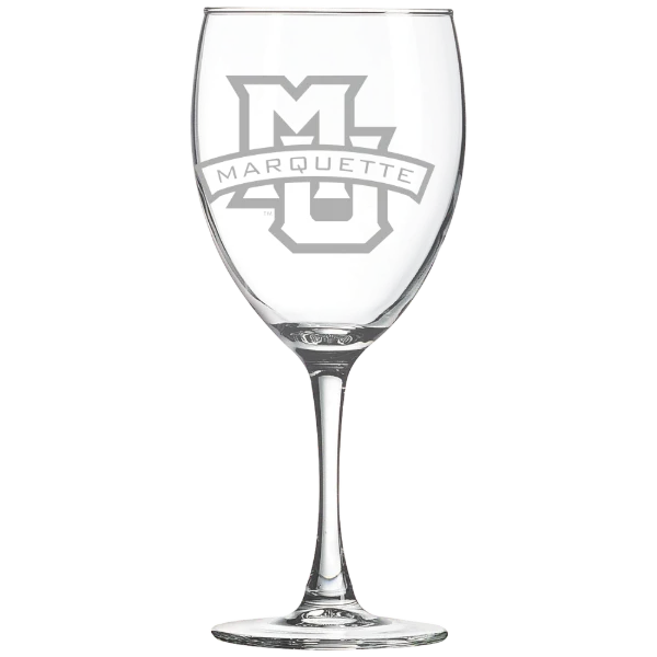 Marquette University Polar Camel 10 1/2 oz. Wine Glass