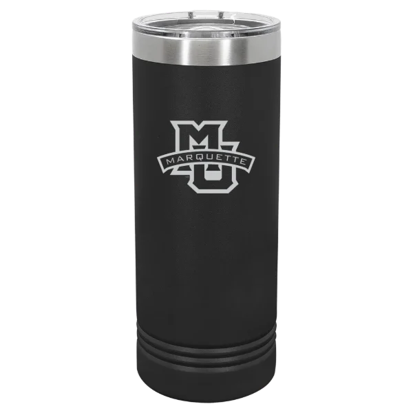 Marquette University Polar Camel 22 oz. Skinny Tumbler with Slider Lid