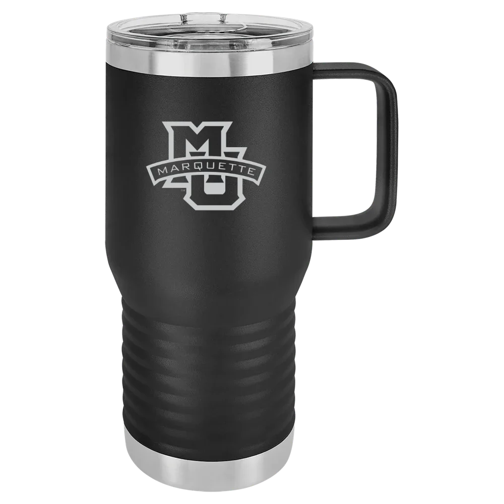 Marquette University Polar Camel 20 oz. Travel Mug with Slider Lid