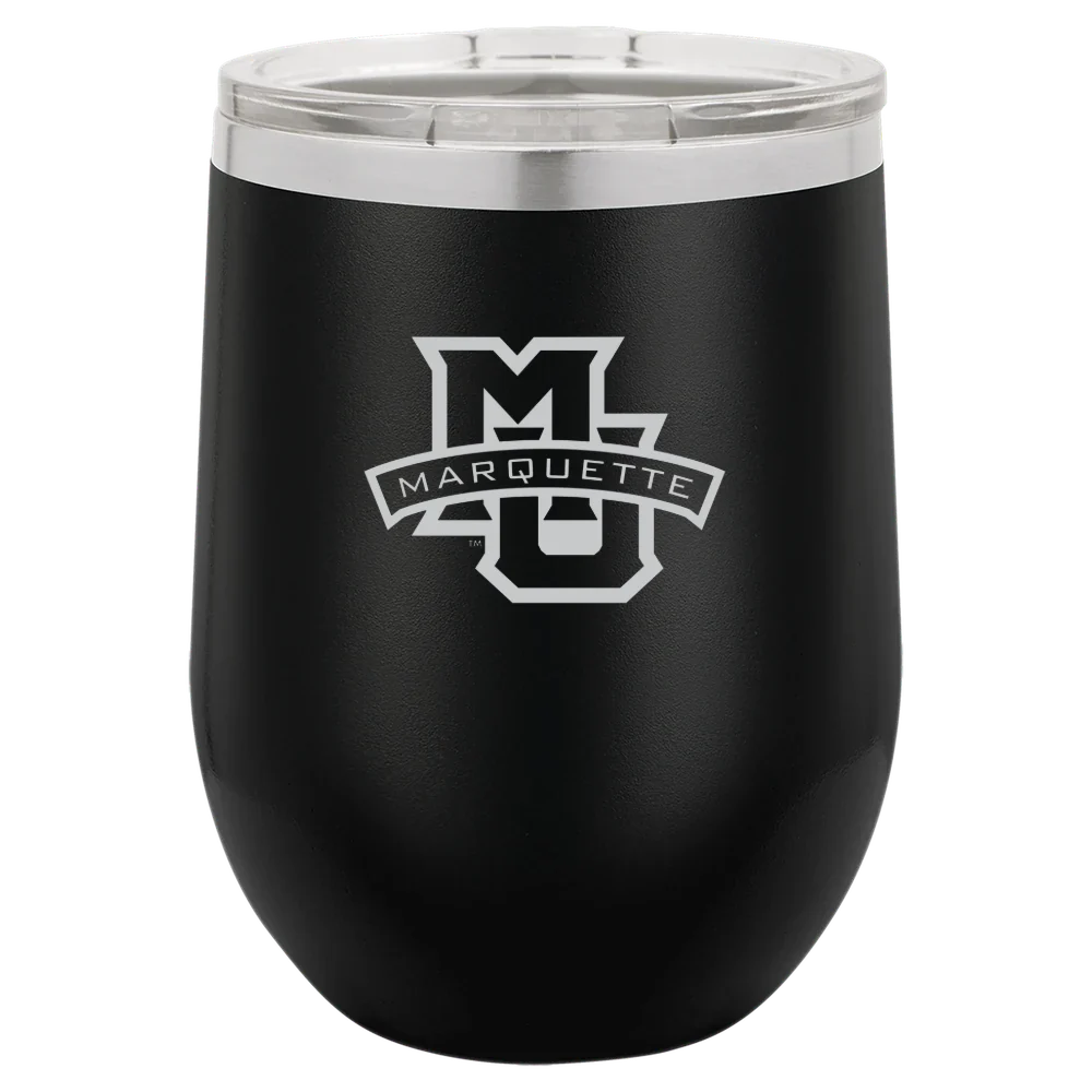 Marquette University Polar Camel 12 oz. Stemless Wine Tumbler