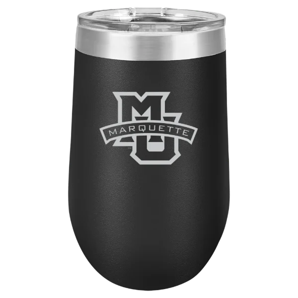 Marquette University Polar Camel 16 oz. Stemless Wine Tumbler