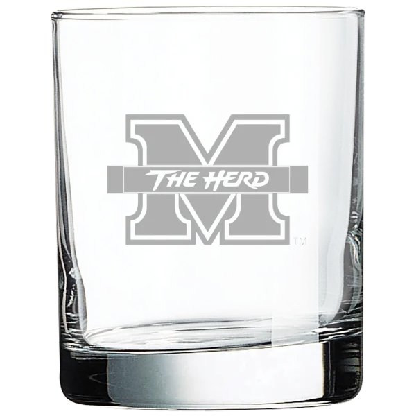 Marshall University Polar Camel 10 1/2 oz. On The Rocks Glass