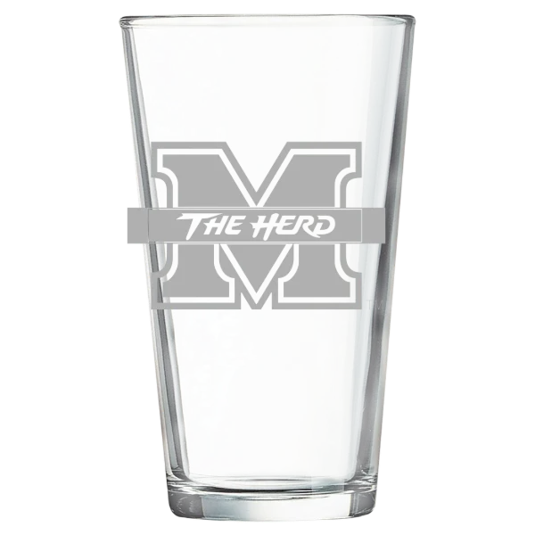 Marshall University Polar Camel 16 oz. Pint Mixing Glass