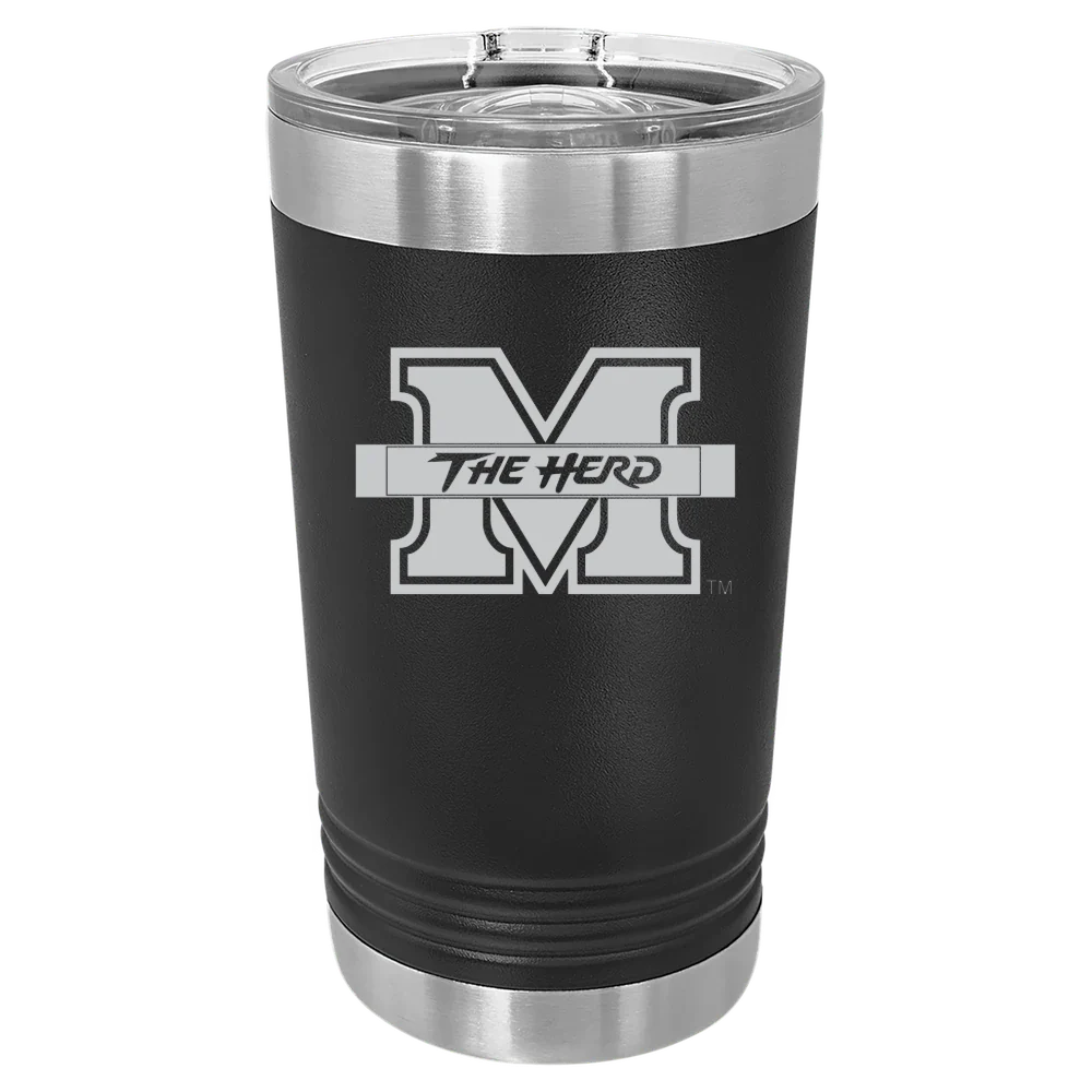 Marshall University Polar Camel 16 oz. Pint Tumbler