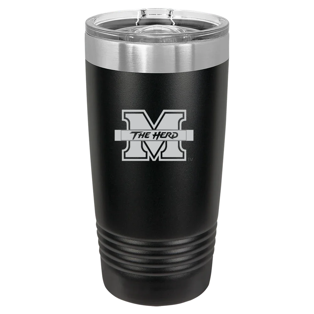 Marshall University Polar Camel 20 oz. Ringneck Tumbler with Slider Lid
