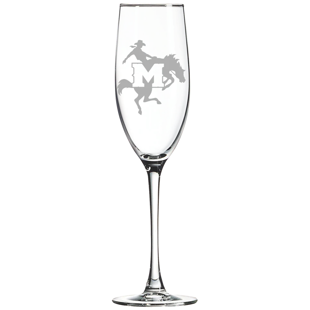 McNeese State University Polar Camel 8 oz. Champagne Flute