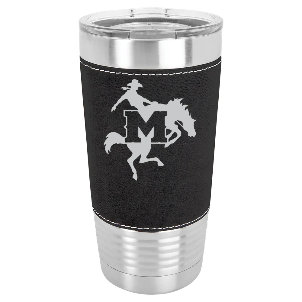 McNeese State University Polar Camel 20 oz. Leatherette Grip Tumbler with Standard Lid