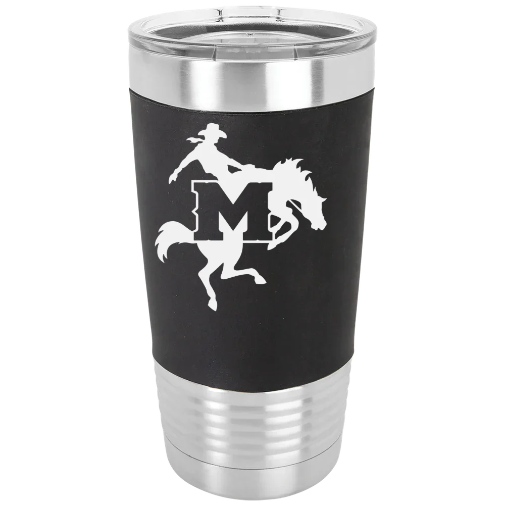 McNeese State University Polar Camel 20 oz. Silicone Grip Tumbler with Standard Lid
