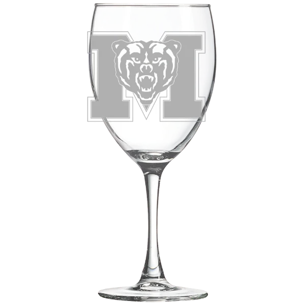 Mercer University Polar Camel 10 1/2 oz. Wine Glass