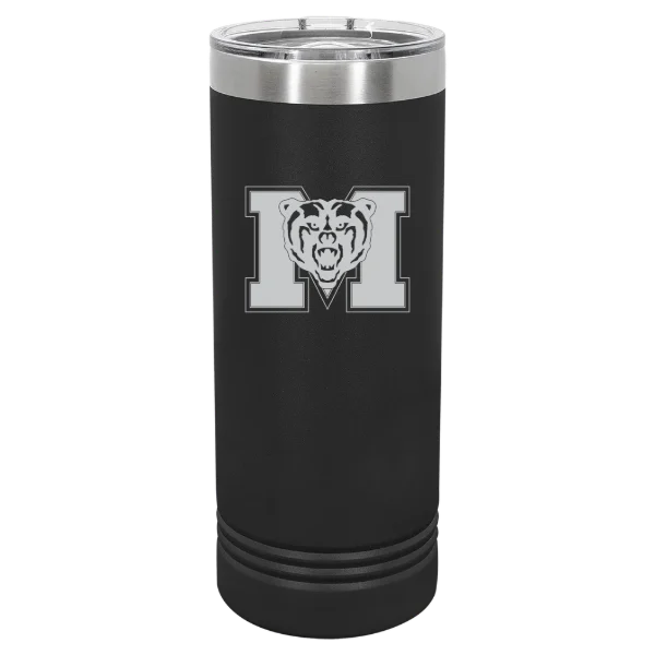 Mercer University Polar Camel 22 oz. Skinny Tumbler with Slider Lid