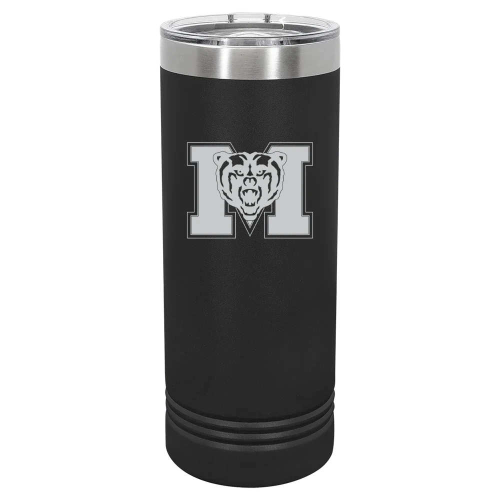 Mercer University Polar Camel 22 oz. Skinny Tumbler with Slider Lid