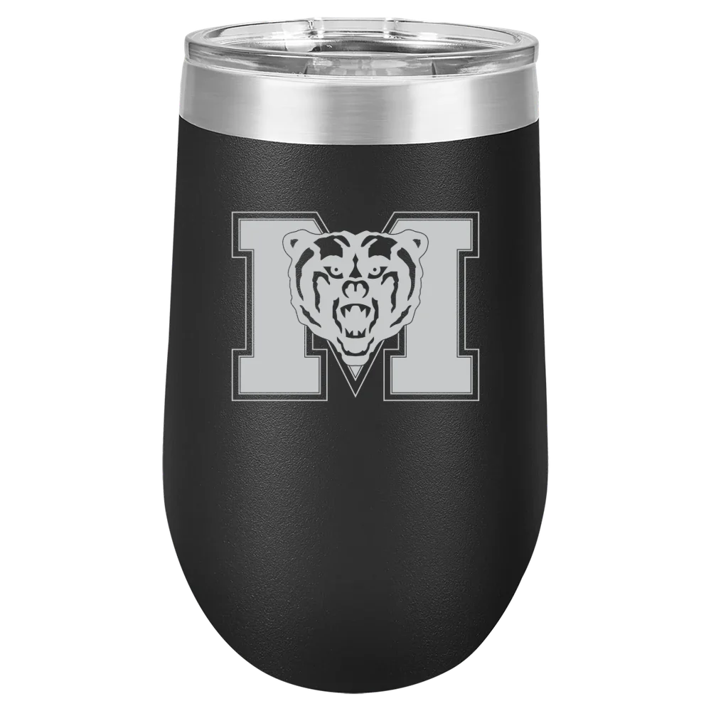 Mercer University Polar Camel 16 oz. Stemless Wine Tumbler