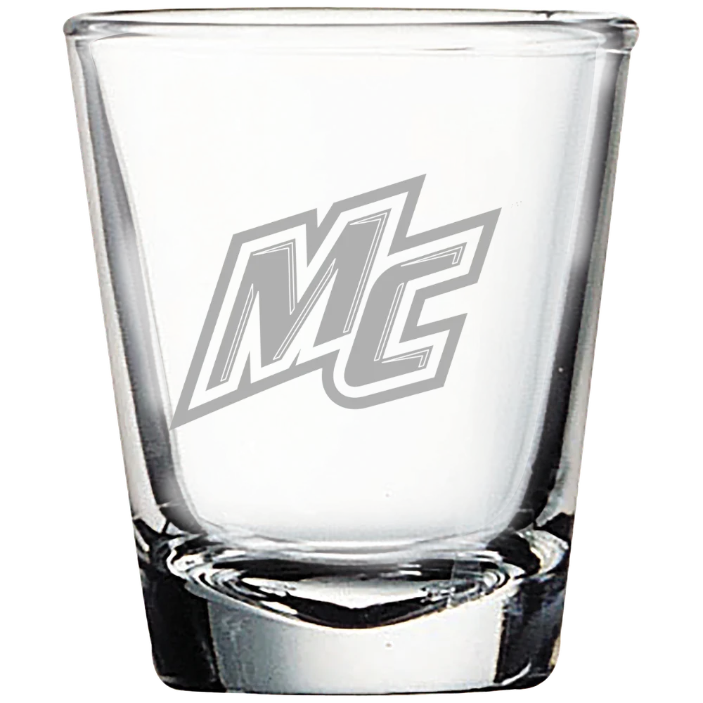 Merrimack College Polar Camel 1.7 oz. Shot Glass