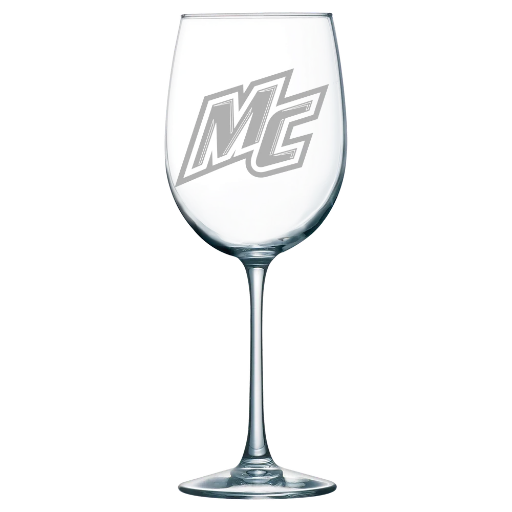 Merrimack College Polar Camel 19 oz. Wine Glass