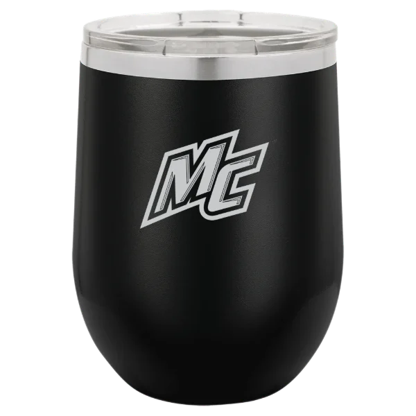 Merrimack College Polar Camel 12 oz. Stemless Wine Tumbler