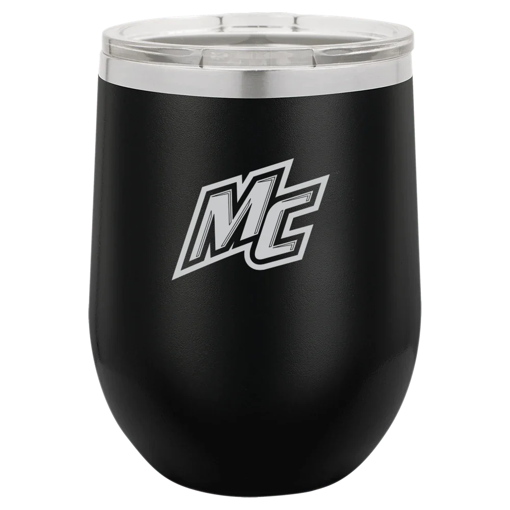 Merrimack College Polar Camel 12 oz. Stemless Wine Tumbler