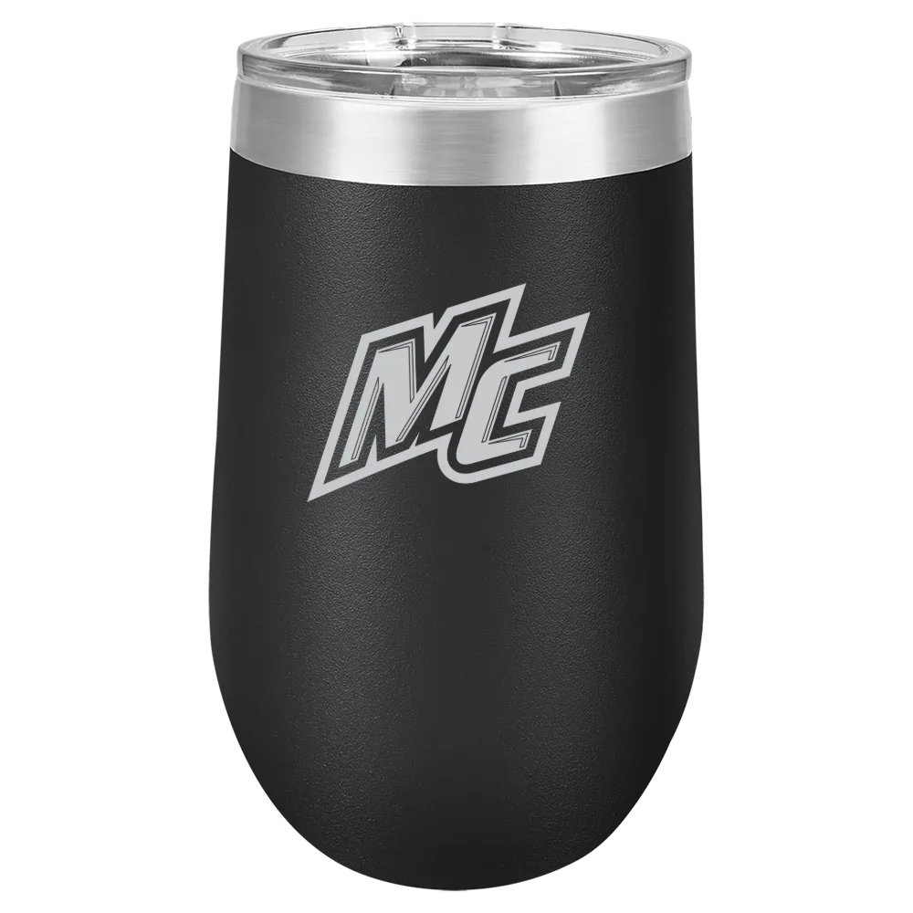 Merrimack College Polar Camel 16 oz. Stemless Wine Tumbler