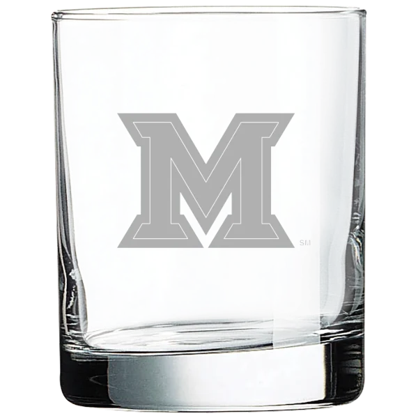 Miami University (Ohio) Polar Camel 10 1/2 oz. On The Rocks Glass