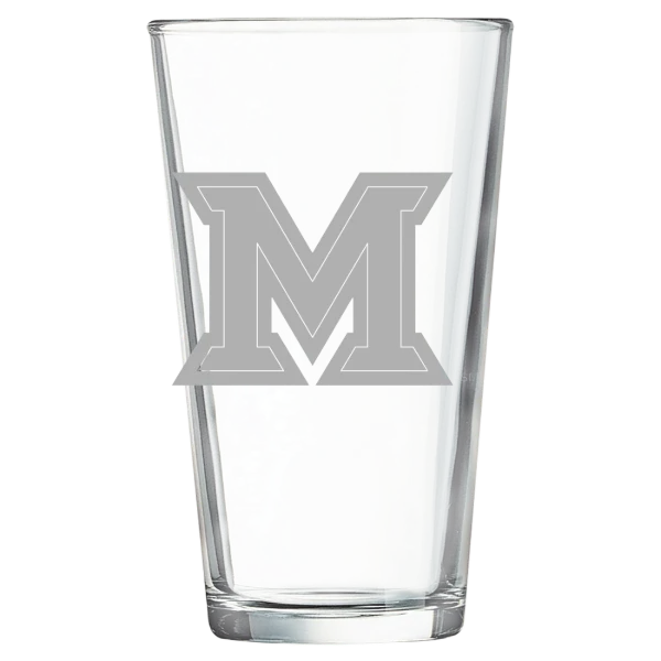 Miami University (Ohio) Polar Camel 16 oz. Pint Mixing Glass