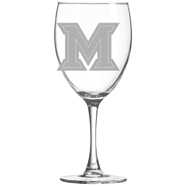Miami University (Ohio) Polar Camel 10 1/2 oz. Wine Glass
