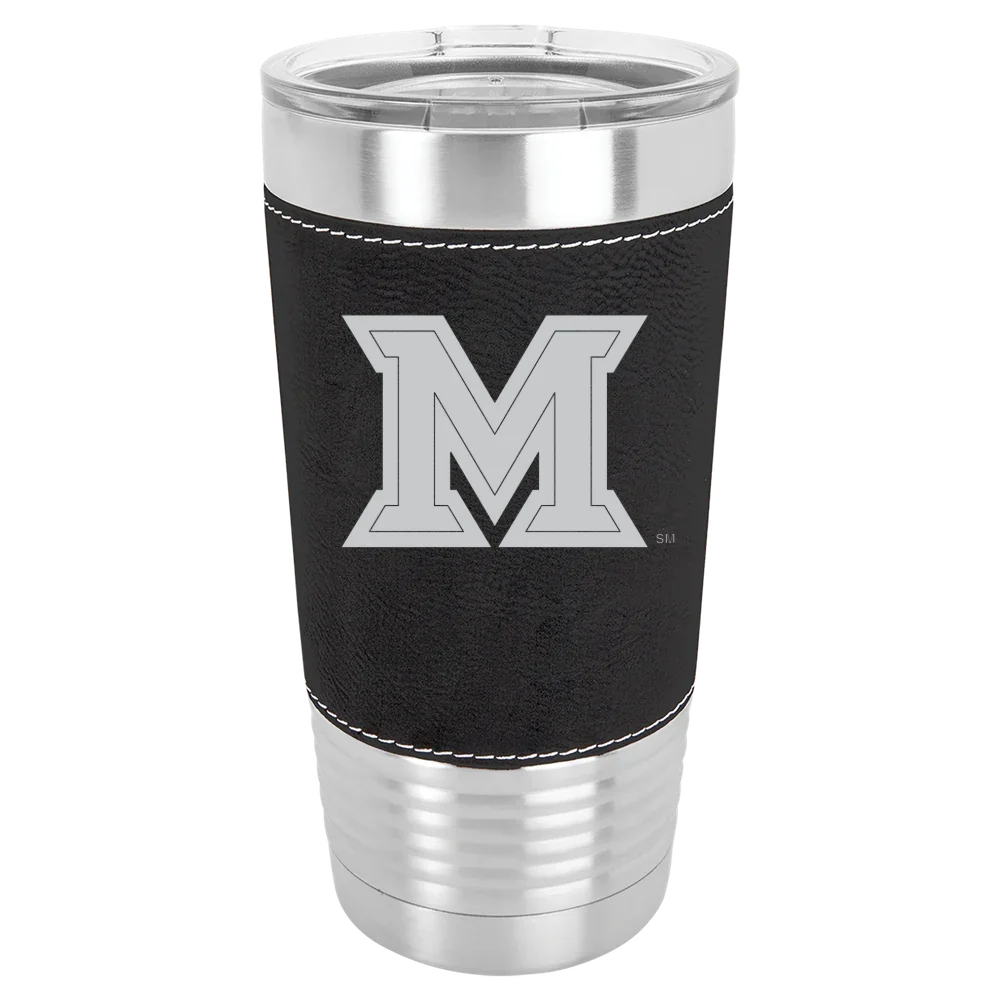 Miami University (Ohio) Polar Camel 20 oz. Leatherette Grip Tumbler with Standard Lid