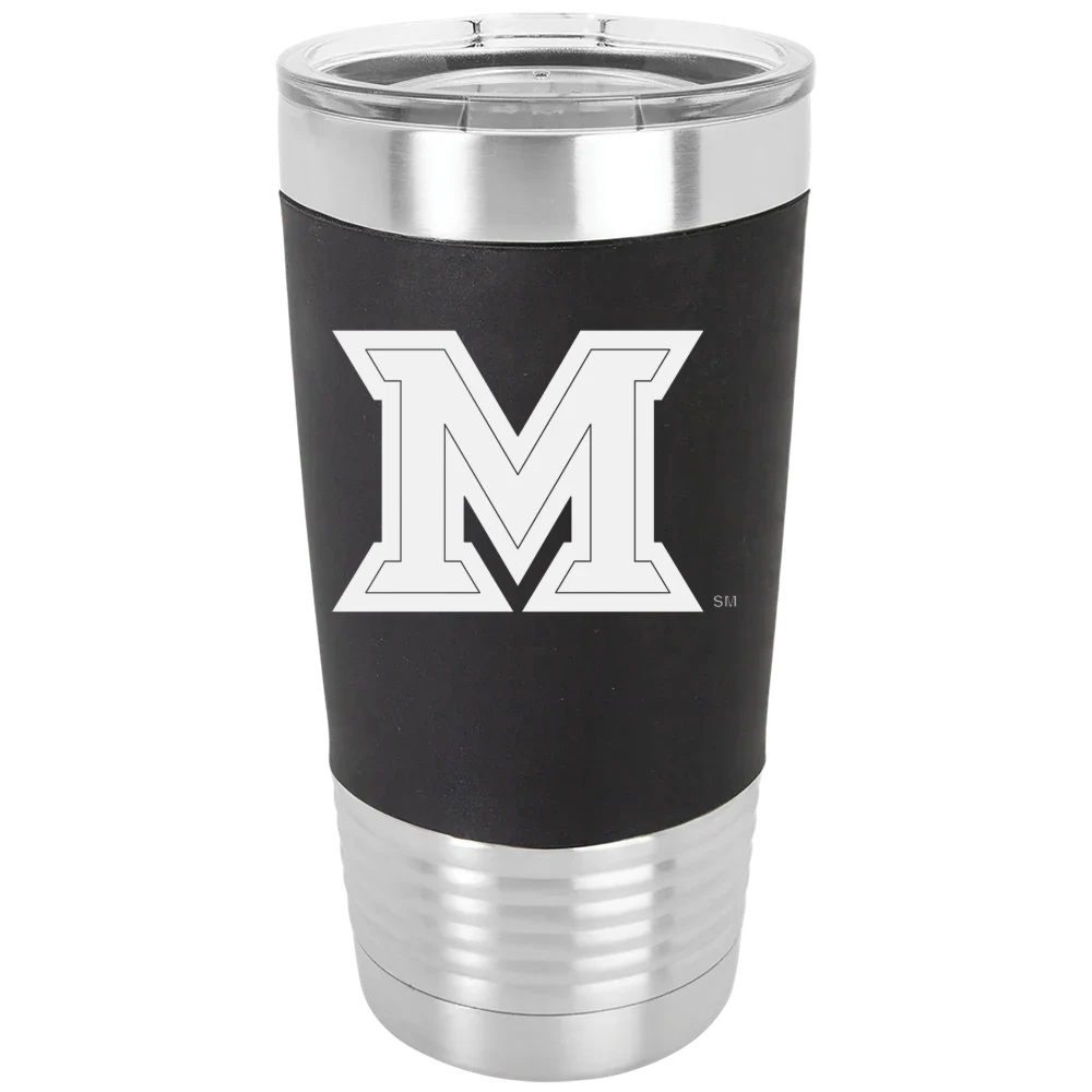Miami University (Ohio) Polar Camel 20 oz. Silicone Grip Tumbler with Standard Lid