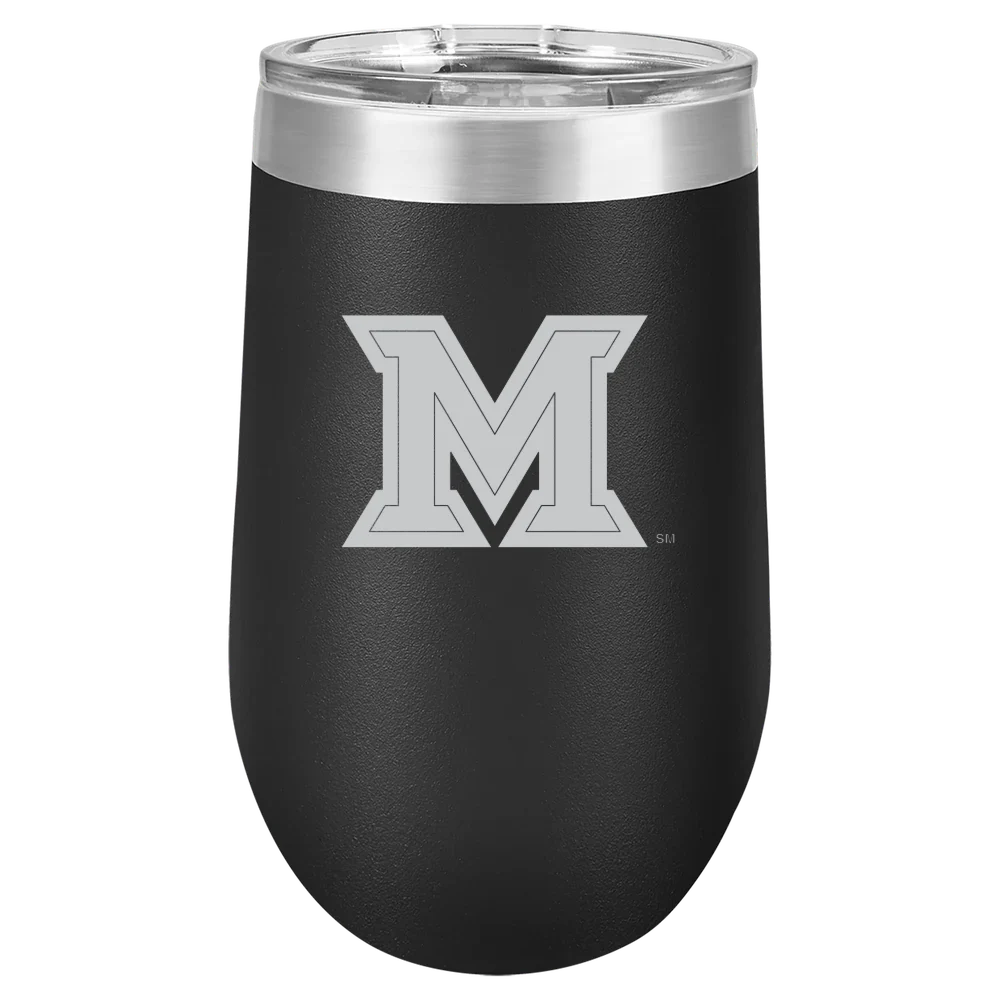 Miami University (Ohio) Polar Camel 16 oz. Stemless Wine Tumbler