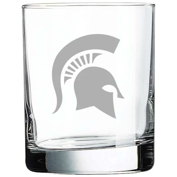 Michigan State University Polar Camel 10 1/2 oz. On The Rocks Glass