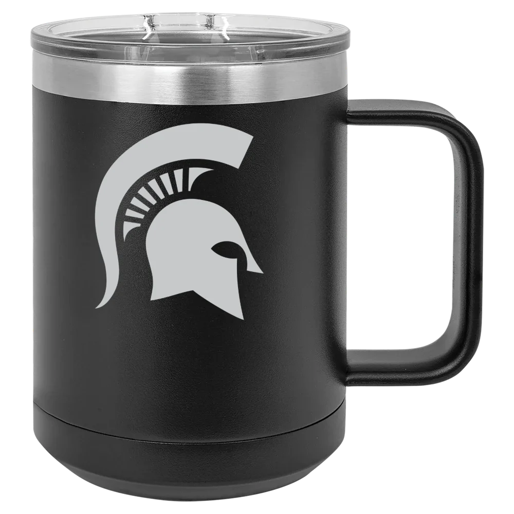 Michigan State University Polar Camel 15 oz. Mug with Slider Lid