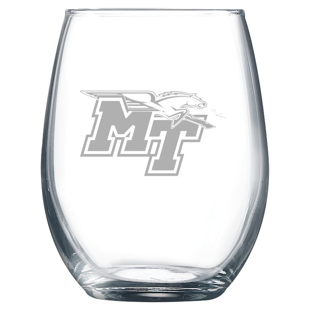 Middle Tennessee State University Polar Camel 9 oz. Stemless Wine Glass