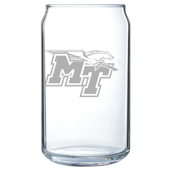 Middle Tennessee State University Polar Camel 16 oz. Can Glass