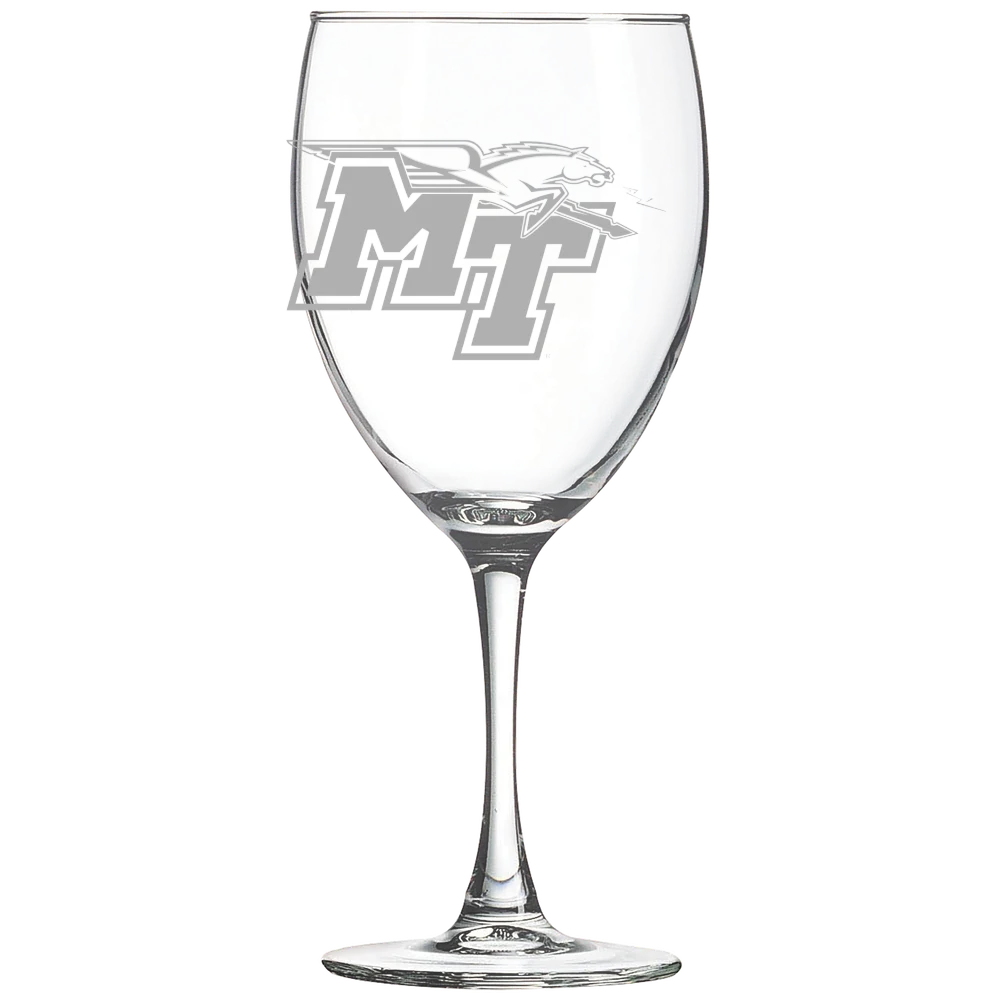 Middle Tennessee State University Polar Camel 10 1/2 oz. Wine Glass