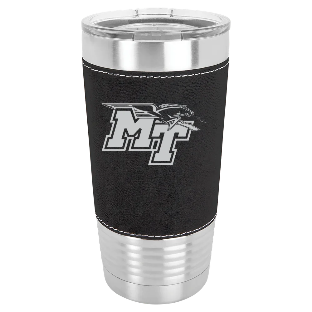 Middle Tennessee State University Polar Camel 20 oz. Leatherette Grip Tumbler with Standard Lid