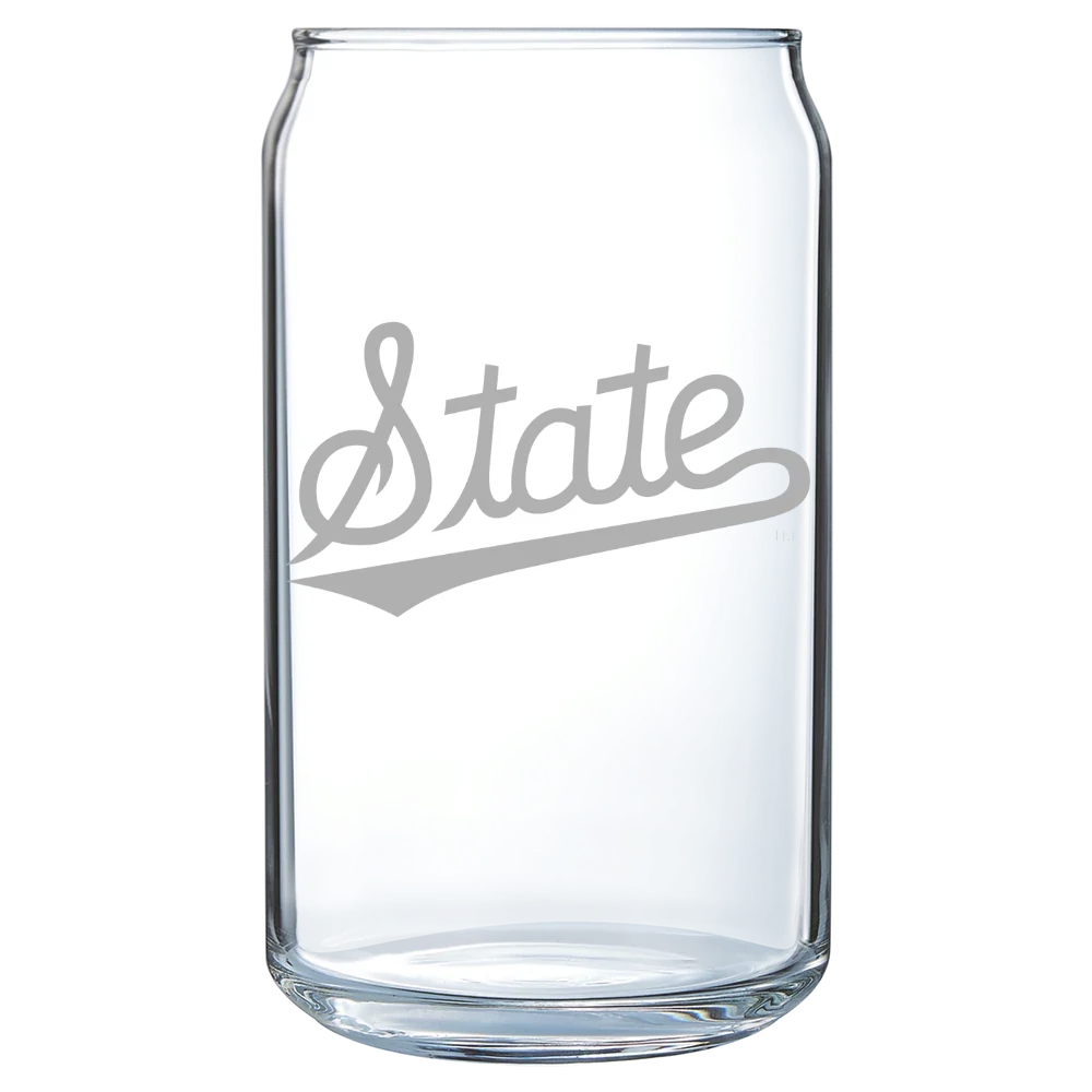 Mississippi State University Polar Camel 16 oz. Can Glass