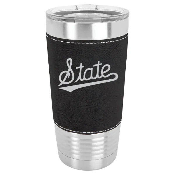 Mississippi State University Polar Camel 20 oz. Leatherette Grip Tumbler with Standard Lid