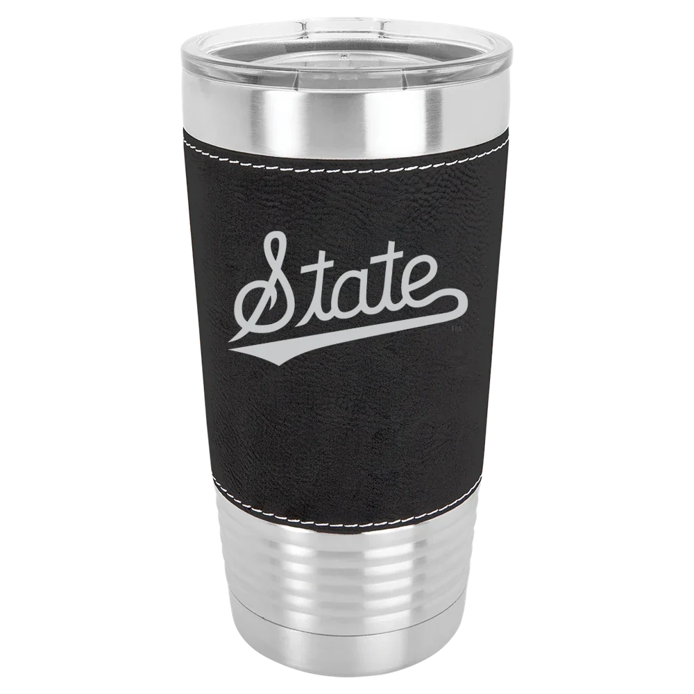 Mississippi State University Polar Camel 20 oz. Leatherette Grip Tumbler with Standard Lid