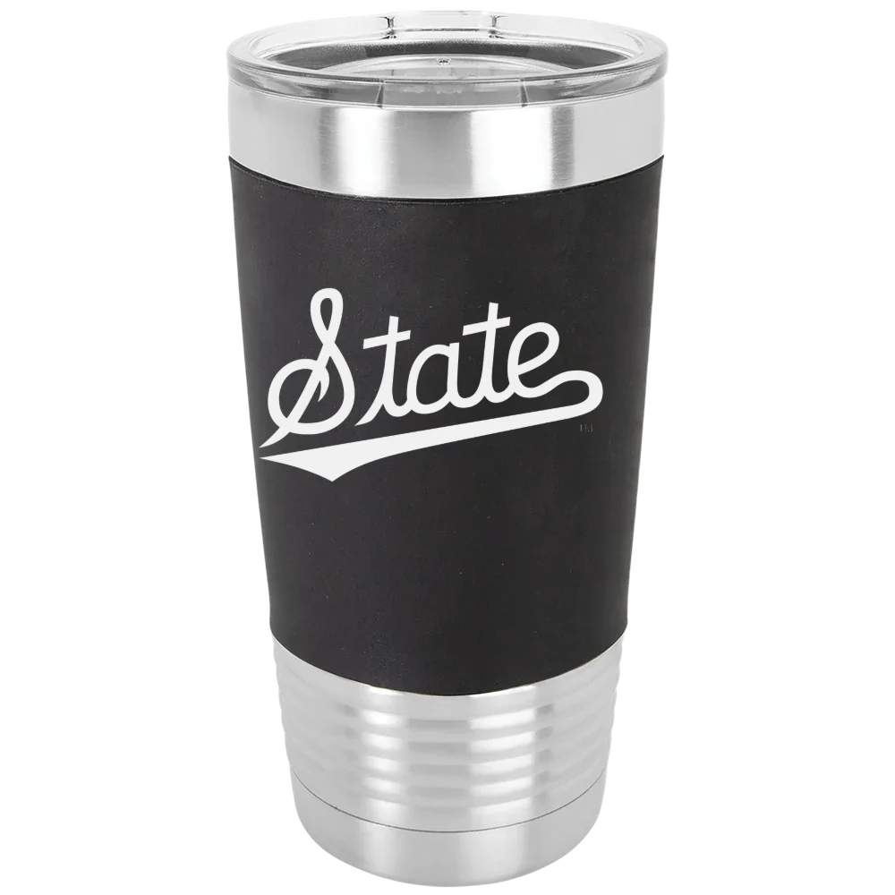 Mississippi State University Polar Camel 20 oz. Silicone Grip Tumbler with Standard Lid