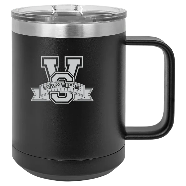 Mississippi Valley State University Polar Camel 15 oz. Mug with Slider Lid