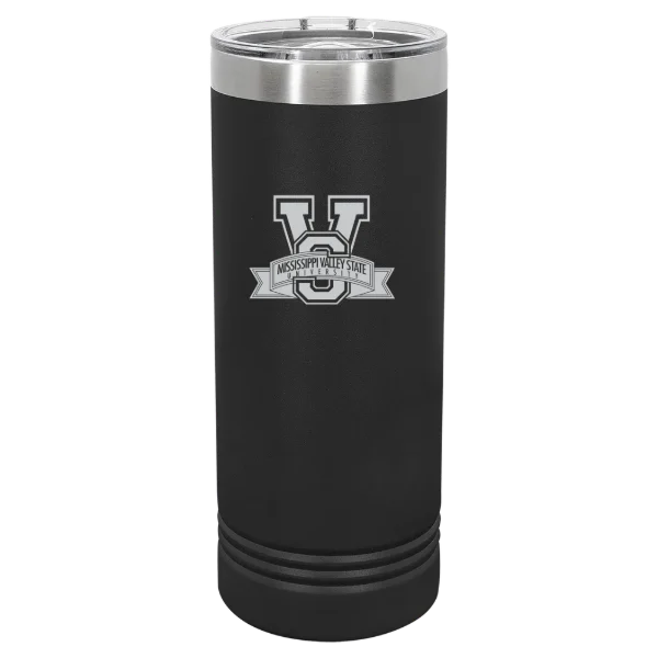 Mississippi Valley State University Polar Camel 22 oz. Skinny Tumbler with Slider Lid