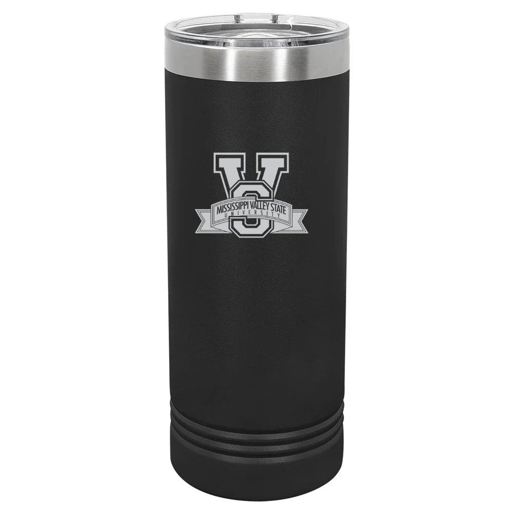 Mississippi Valley State University Polar Camel 22 oz. Skinny Tumbler with Slider Lid