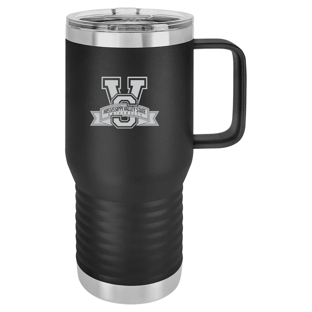 Mississippi Valley State University Polar Camel 20 oz. Travel Mug with Slider Lid