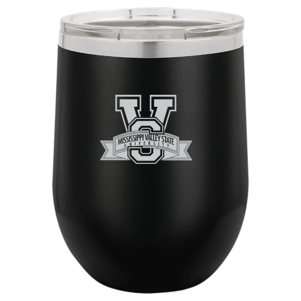 Mississippi Valley State University Polar Camel 12 oz. Stemless Wine Tumbler