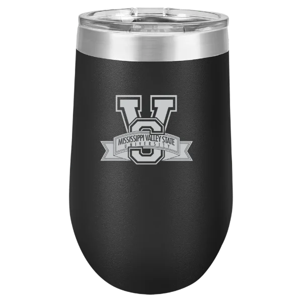 Mississippi Valley State University Polar Camel 16 oz. Stemless Wine Tumbler