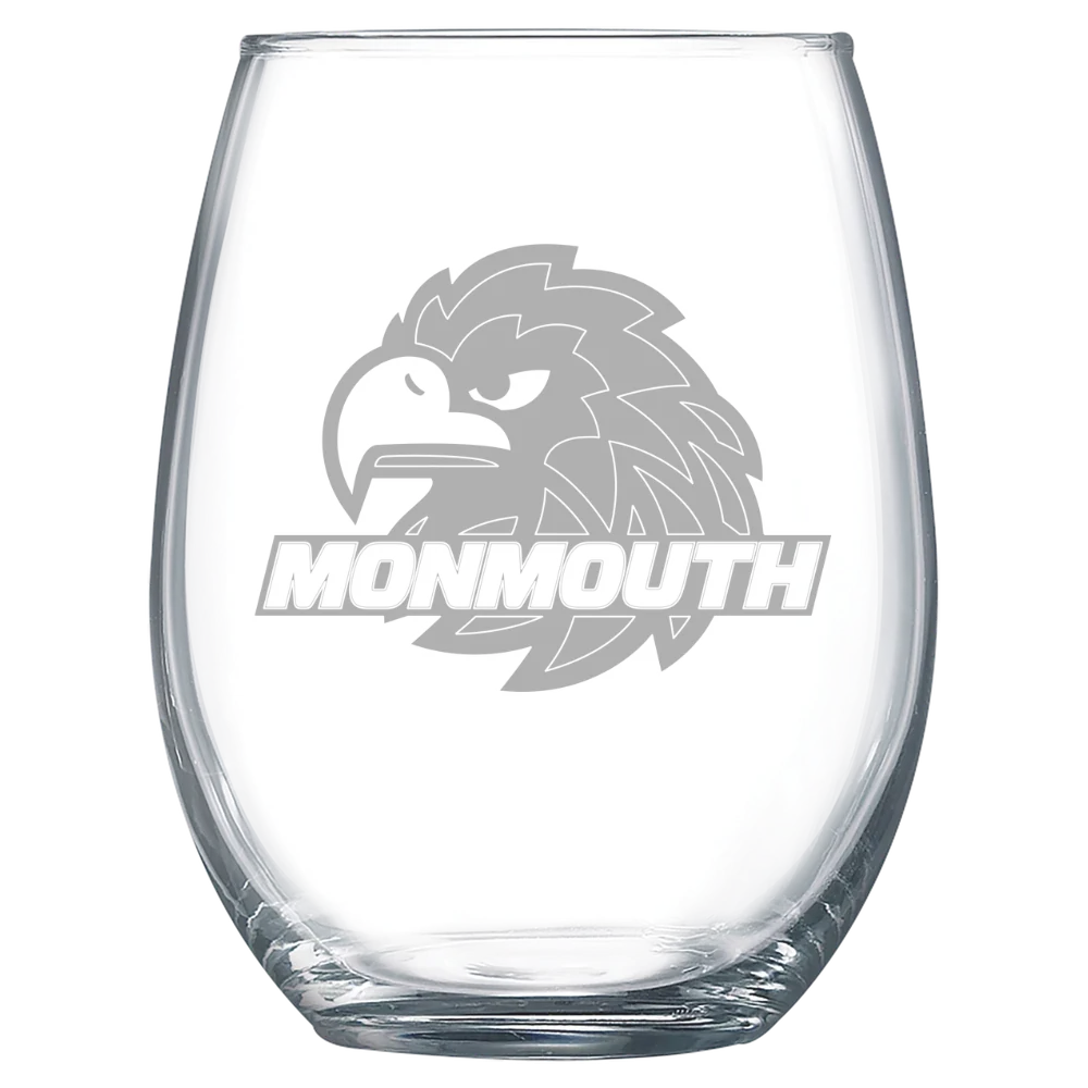 Monmouth University Polar Camel 15 oz. Stemless Wine Glass